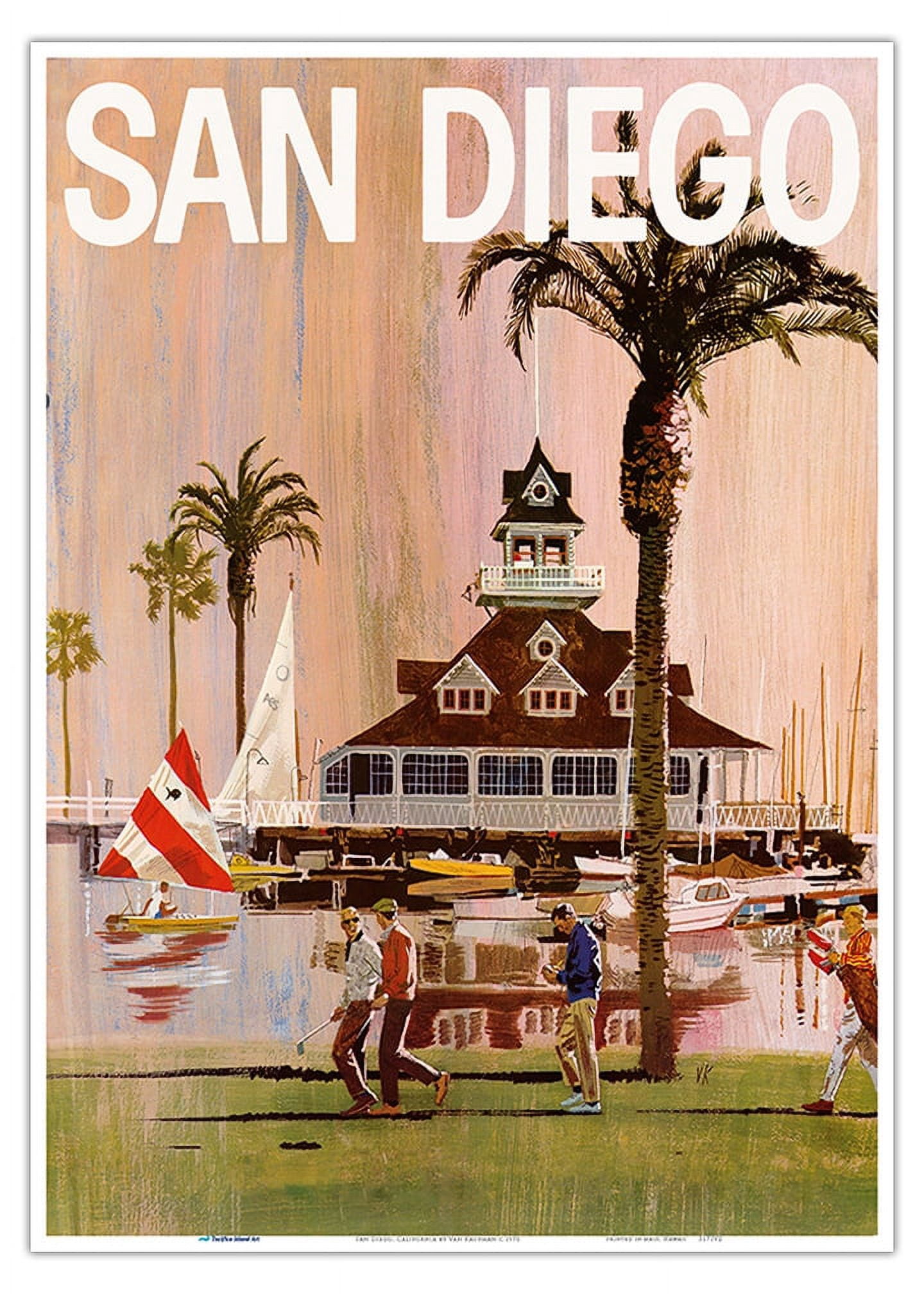 San Diego California - Southern California - Vintage Airline Travel ...