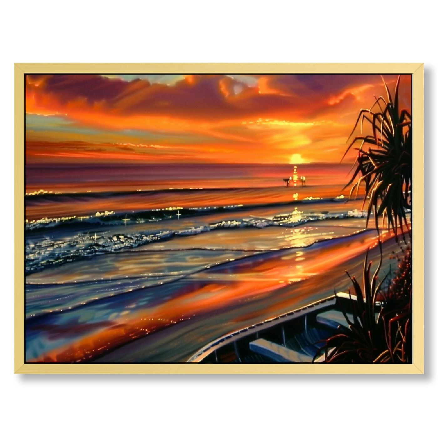 San Diego - California Sunset - Vintage Travel Poster by Wade ...