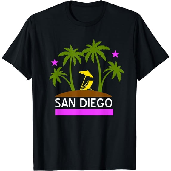 San Diego California Travel Holiday Vacation Souvenir T-Shirt