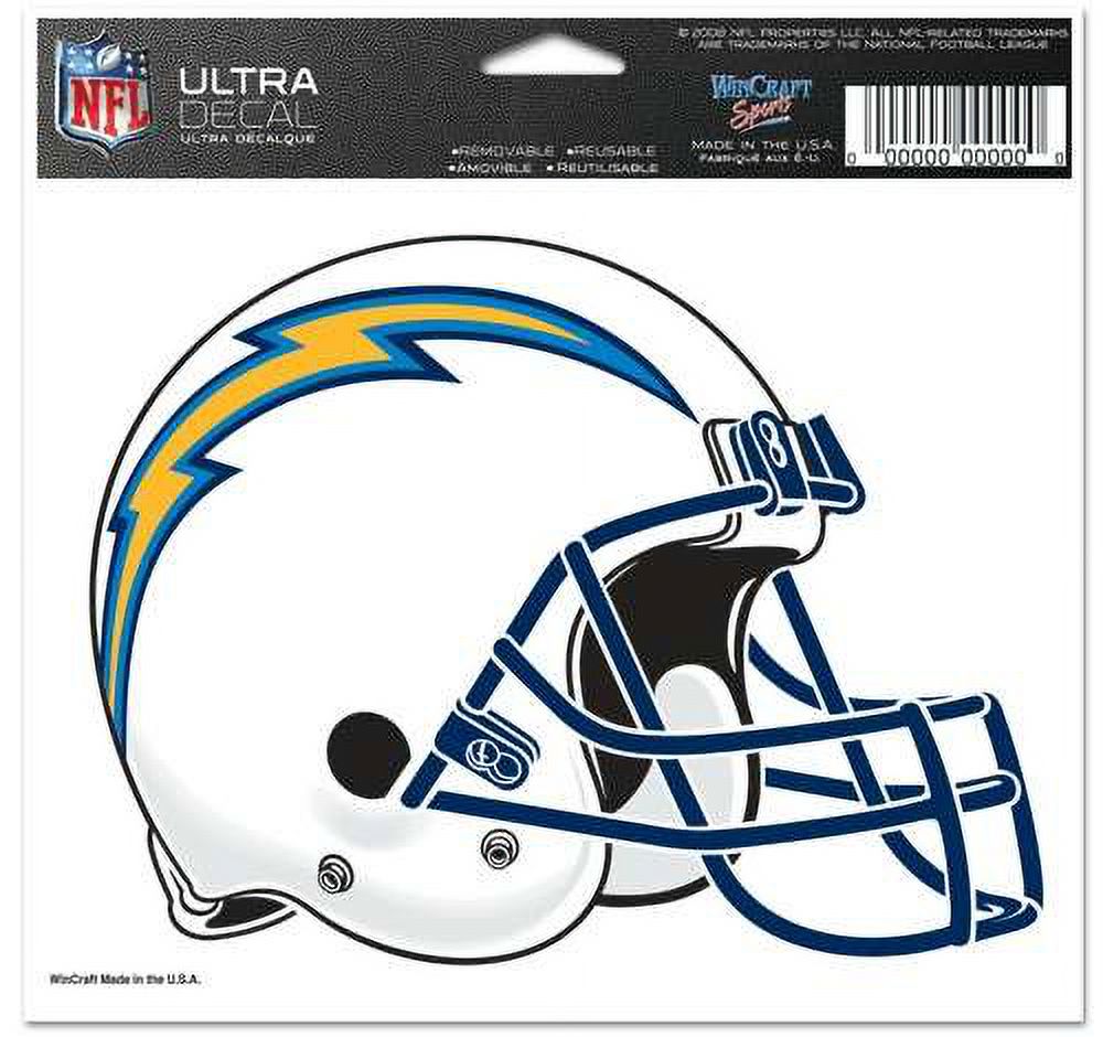 San Diego Chargers 5"x6" Color Ultra Decal