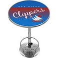 thumbnail image 1 of San Diego Clippers Hardwood Classics Bar Table with Adjustable Footrest and Acrylic Top, 1 of 3