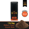 thumbnail image 1 of San Diego Coffee Chocolate Macadamia Nut DECAF, Medium Roast, Ground Coffee, 16-Ounce Bag, 1 of 9
