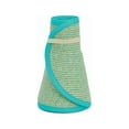 thumbnail image 1 of San Diego Hat Company Women's Large Brim Visor O/S, Aqua, 1 of 5