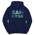 thumbnail image 1 of San Diego Humor Graphic Navy Men's Crewneck Sweatshirt Hoodie, 1 of 1
