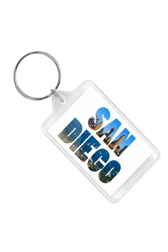 San Diego Keychain Cutout Design