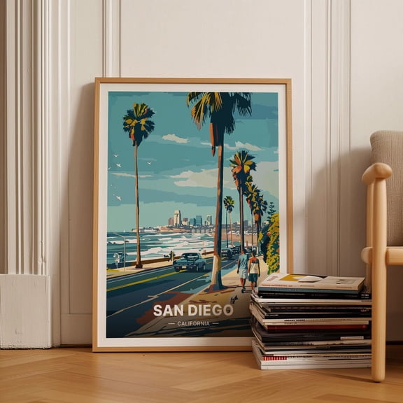 San Diego La Jolla Coast Wall Decor