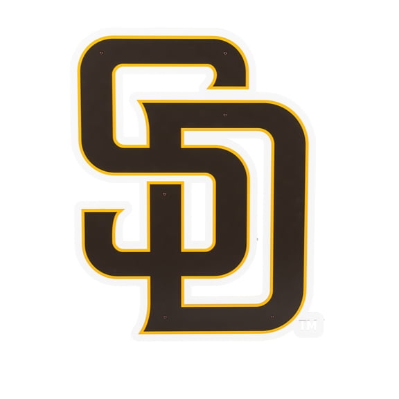 San Diego Padres 23" Layered Metal Wall Art Sign