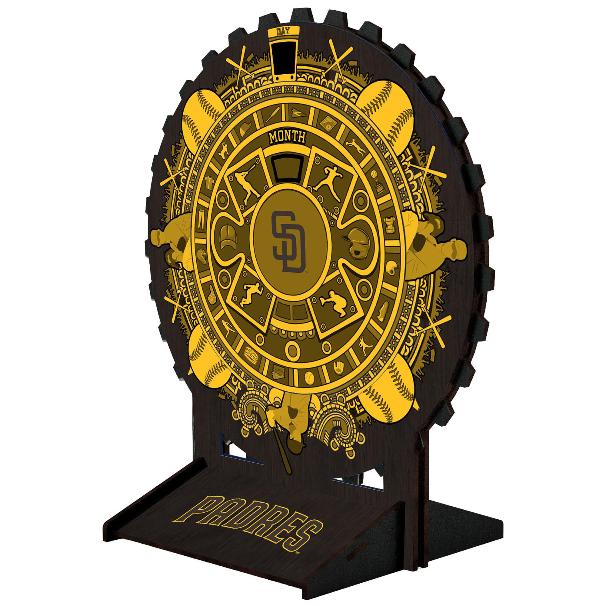 San Diego Padres Aztec Circle Desk Calendar - Walmart.com