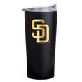thumbnail image 1 of San Diego Padres Black Foil 20oz. Powder Coat Tumbler, 1 of 1
