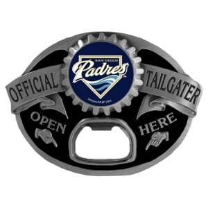MLB Team Tailgater Belt Buckle Bottle Opener - Assorted Teams Choose Your