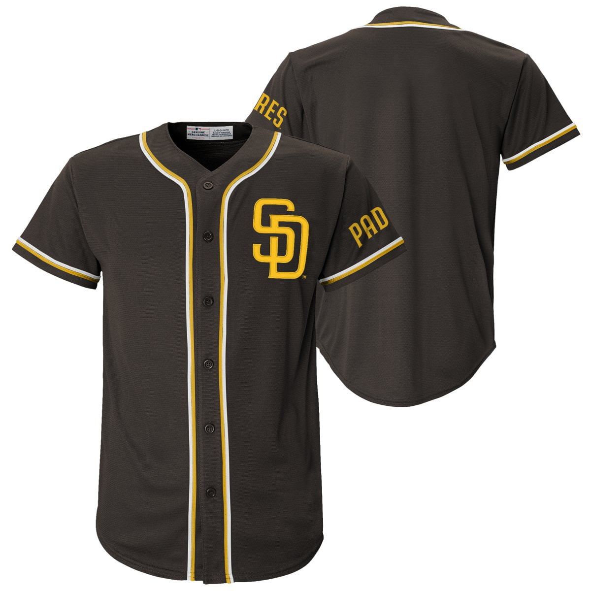 MLB San Diego Padres Youth Primary Color Synthetic Jersey