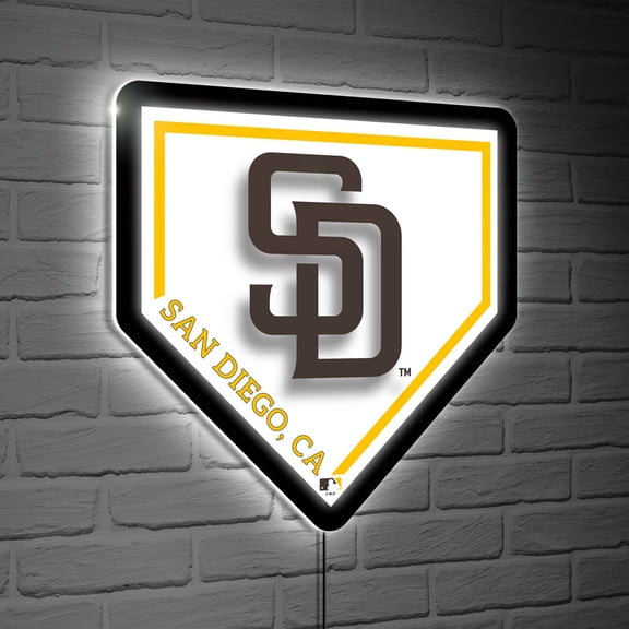 San Diego Padres LED Wall Home Plate