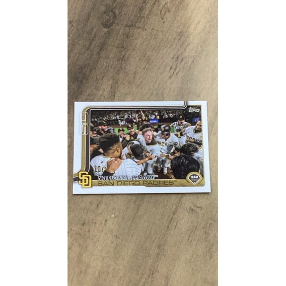 San Diego Padres MLB San Diego Padres 2025 Topps 39 Base Team Trading Card