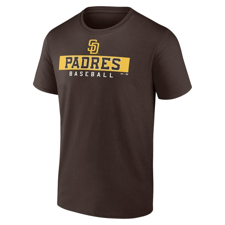 San Diego Padres MLB Team Style Men s Crew Neck Short Sleeve T Shirt Walmart