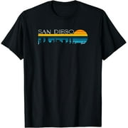 San Diego Skyline - Vintage Retro Sunset SD Cityscape T-Shirt