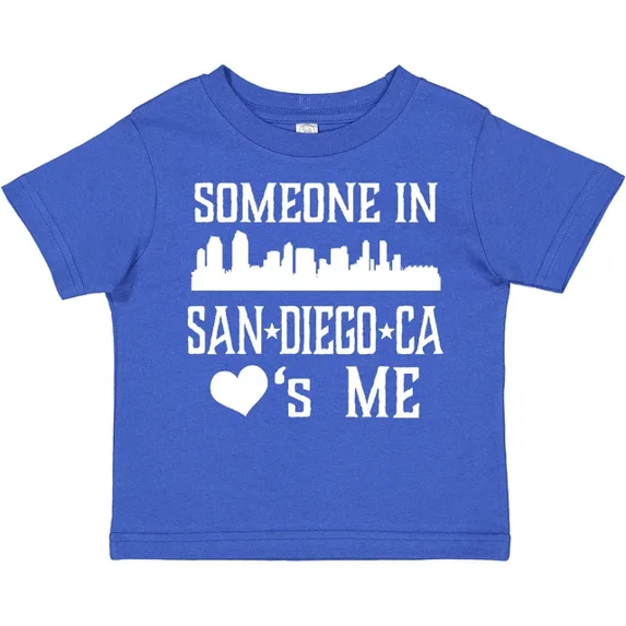 San Diego Someone Loves Me Skyline Toddler T-Shirt City Trip Child Kid TODDLER SHORT SLEEVE TEE BELLA CANVAS 3001T