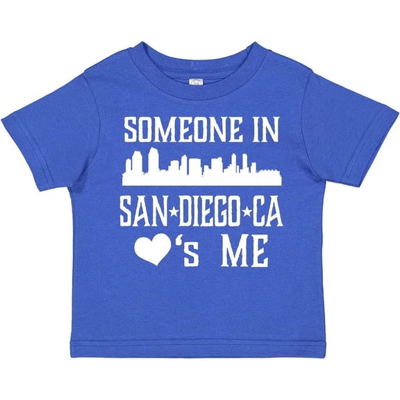 San Diego Someone Loves Me Skyline Toddler T-Shirt City Trip Child Kid TODDLER SHORT SLEEVE TEE BELLA CANVAS 3001T