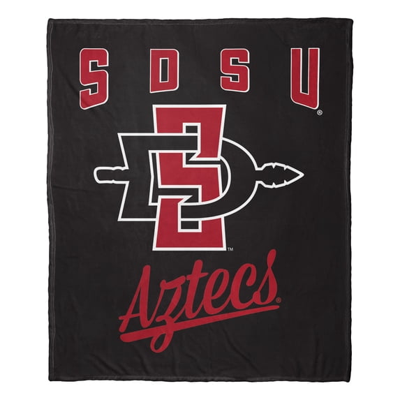 The Northwest 1COL-23600-0105-OOF 50 x 60 in. NCAA San Diego State University Alumni Silk Touch Throw Blanket
