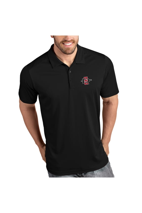 San Diego State Aztecs Antigua Tribute Polo - Black