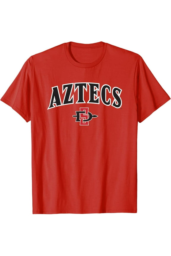 San Diego State Aztecs Arch Over Red Officially Licensed T-Shirt