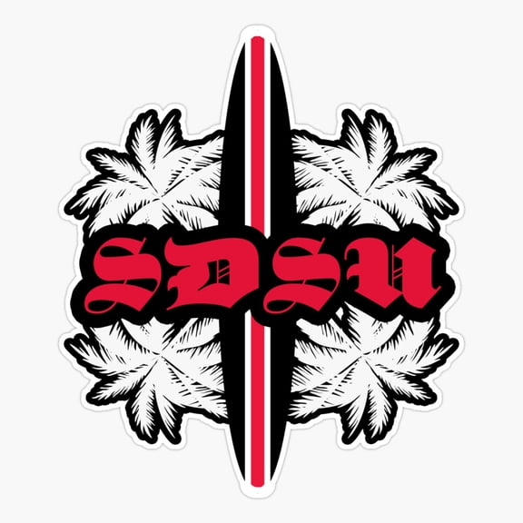 San Diego State Campus Spirit Sticker