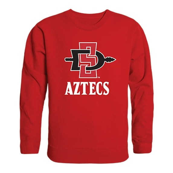 San Diego State University Aztecs College Crewneck Sweatshirt - Red, X-Large