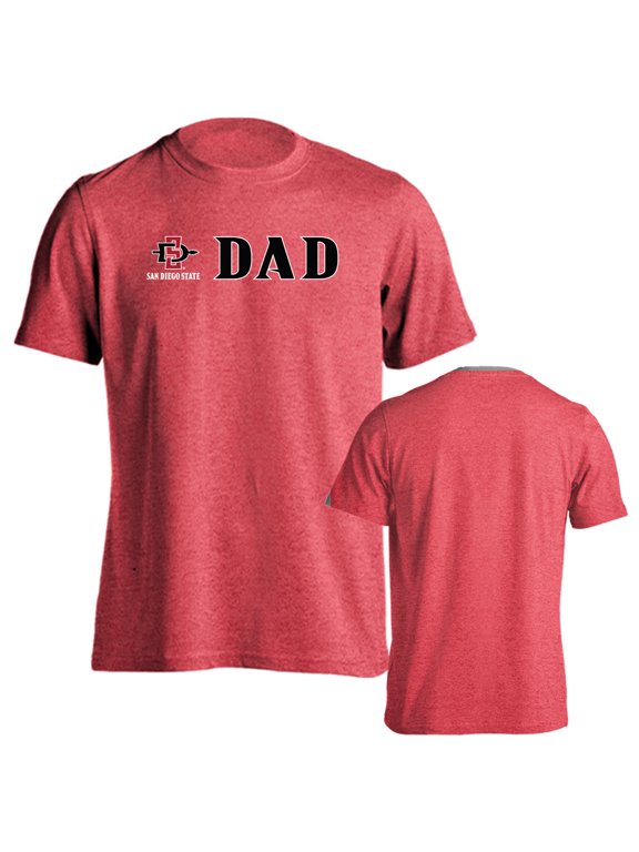 San Diego State University Aztecs Dad Proud Parent Short Sleeve T-Shirt
