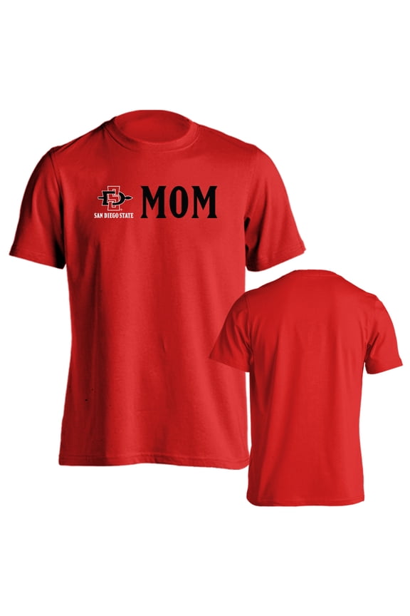 San Diego State University Aztecs Mom Proud Parent Short Sleeve T-Shirt