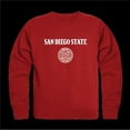 thumbnail image 1 of San Diego State University Aztecs Seal Crewneck Sweatshirt, Red - Extra Large, 1 of 1