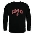 thumbnail image 1 of San Diego State University Campus Crewneck T-Shirt, Black - Small, 1 of 1