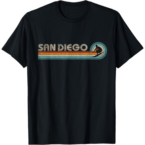 San Diego Surfer Merch Surfing San Diego T-Shirt Unisex T-Shirt