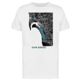 thumbnail image 1 of San Diego With Map Poster Tee Men's -Image by Shutterstock, 1 of 2
