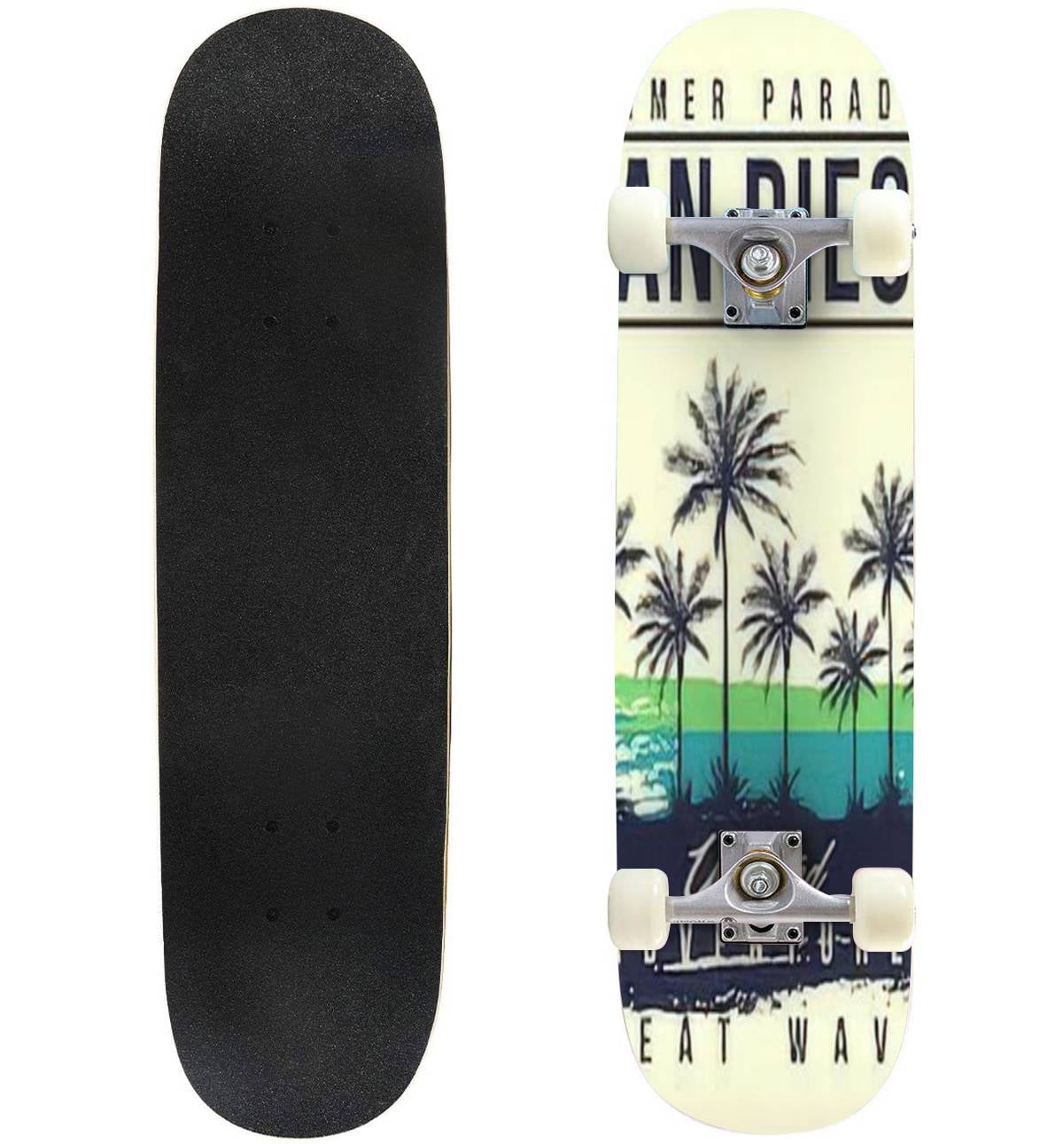 San Diego typography with palms tree illustration for t shirt print