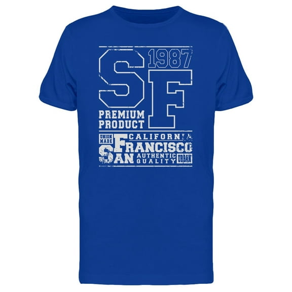 San Francisco 1987  T-Shirt Men -Image by Shutterstock, Male 3X-Large