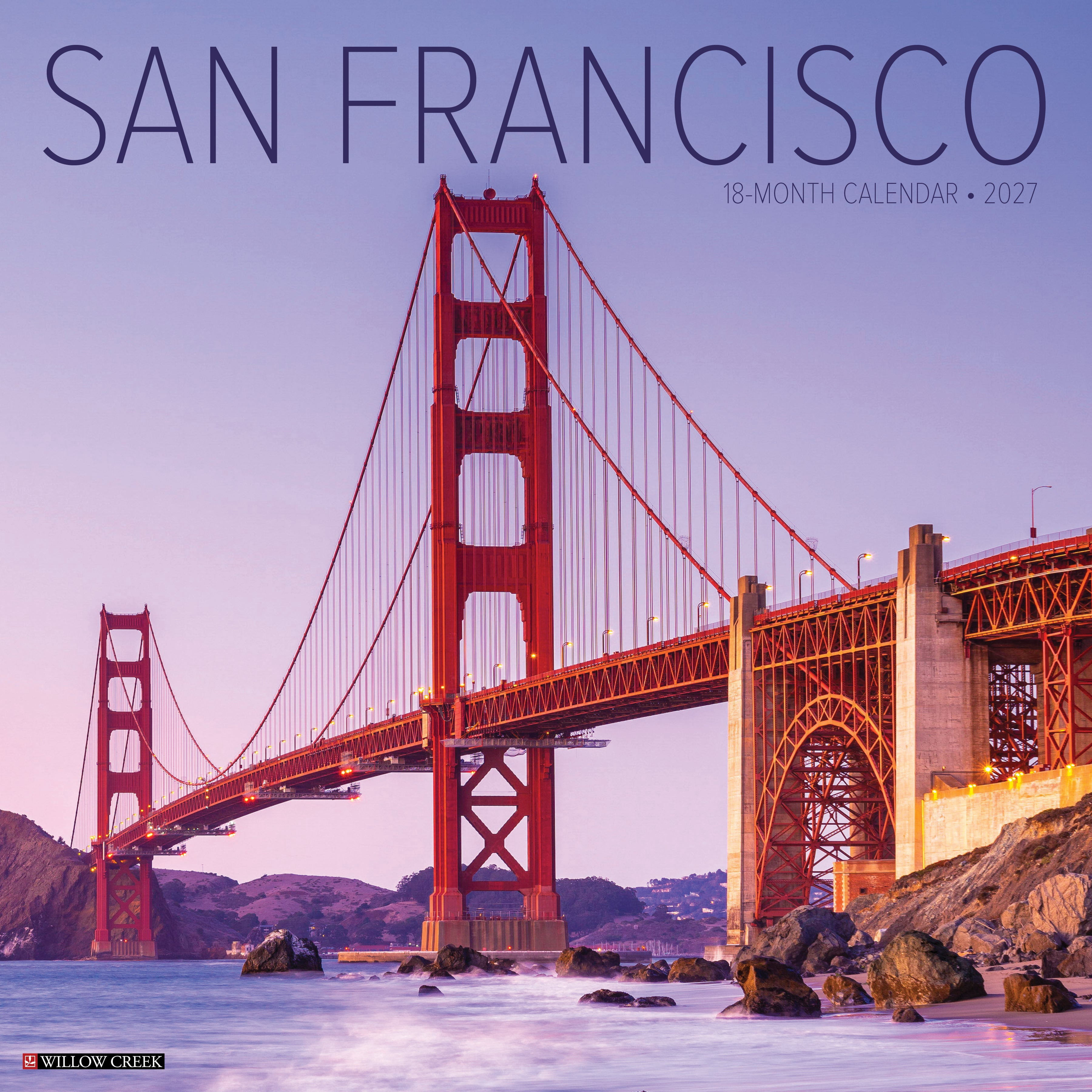 Willow Creek Press, San Francisco 2027 Wall Calendar