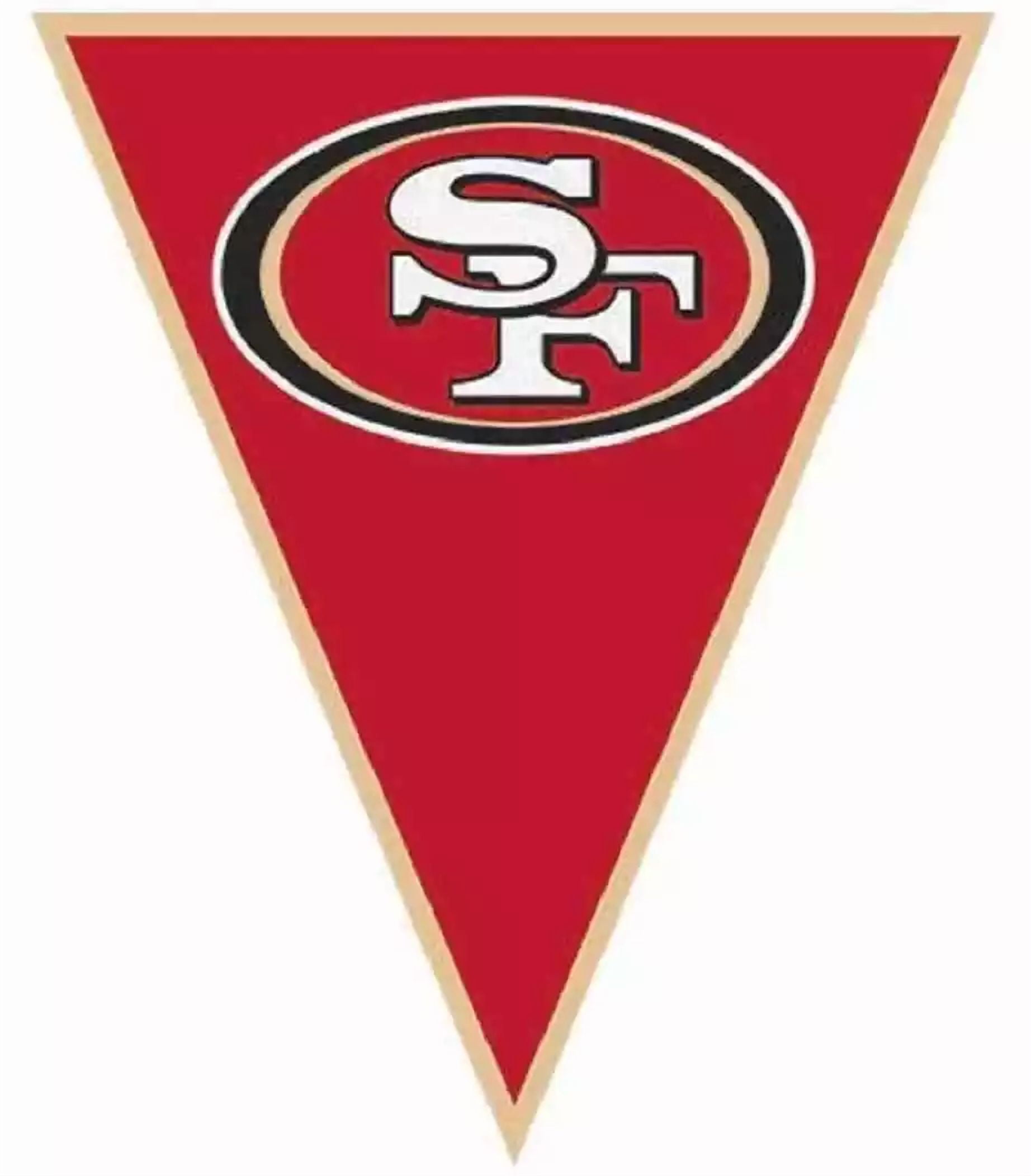 San Francisco 49Ers Nfl Football Sports Party Decoration Pennant Flag Banner