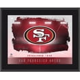 thumbnail image 1 of San Francisco 49ers 10.5" x 13" Sublimated Horizontal Team Logo Plaque, 1 of 1