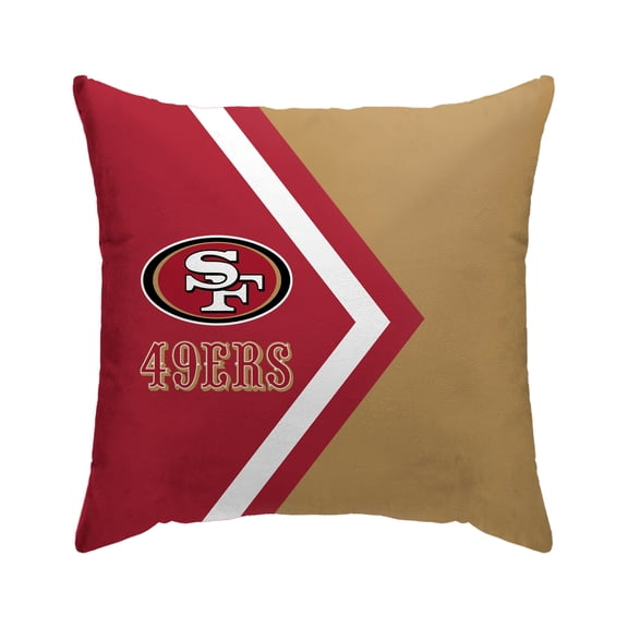 San Francisco 49ers 16'' x 16'' Side Arrow Poly Span D-cor Pillow