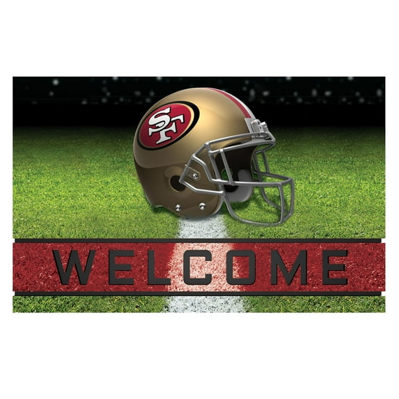 San Francisco 49ers 18" x 30" Crumb Rubber Door Mat