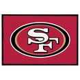 thumbnail image 1 of San Francisco 49ers 2' x 3' Indoor/Outdoor Welcome Rug, 1 of 3