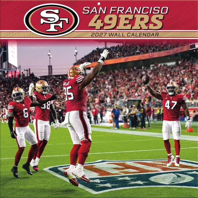 San Francisco 49ers 2027 Wall Calendar, (Paperback)
