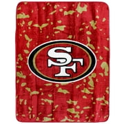 San Francisco 49ers 50 x 60 Teen Adult Unisex Comfy Throw Blanket