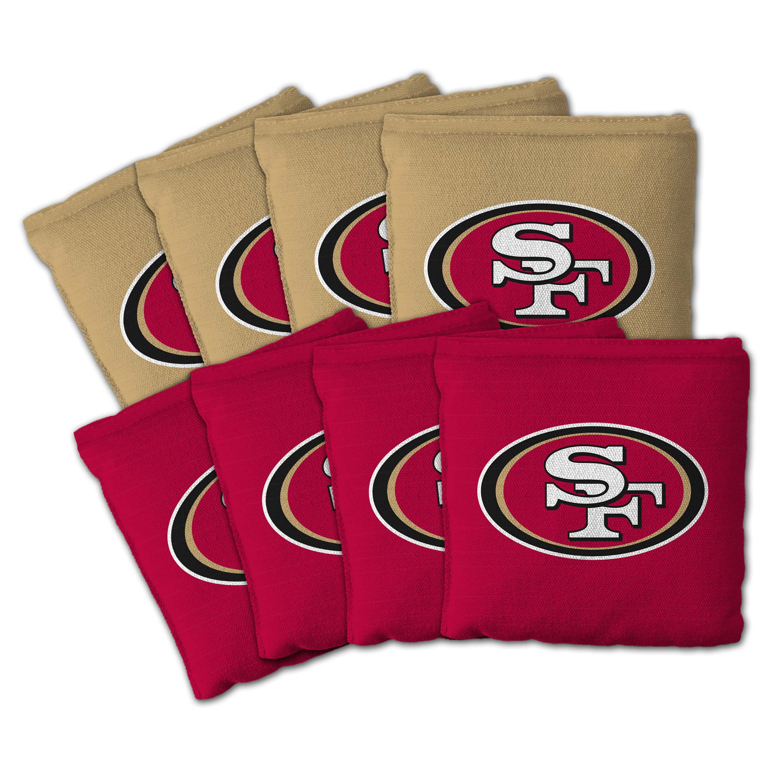 San Francisco 49ers 8pk Licensed Cornhole Bags
