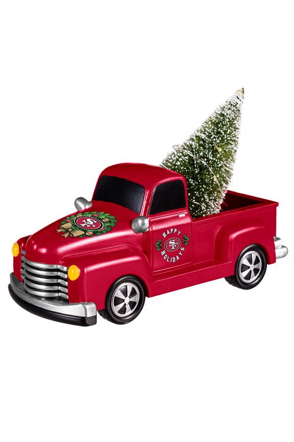 San Francisco 49ers 9" Holiday Rally Truck LED Statue