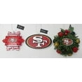 thumbnail image 1 of San Francisco 49ers Christmas Ornament Box Set, 1 of 1
