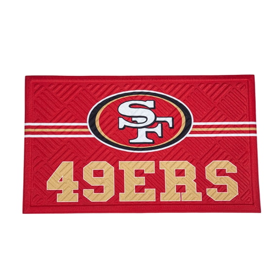 San Francisco 49ers Embossed Door Mat