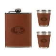 thumbnail image 1 of San Francisco 49ers Flask Walmart Holiday + 2 Shot Set, 1 of 1