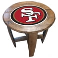 thumbnail image 1 of Imperial San Francisco 49ers Oak Barrel Table, 1 of 3