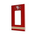thumbnail image 1 of San Francisco 49ers Stripe Single Rocker Light Switch Plate, 1 of 4