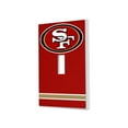 thumbnail image 1 of San Francisco 49ers Stripe Single Toggle Light Switch Plate, 1 of 4